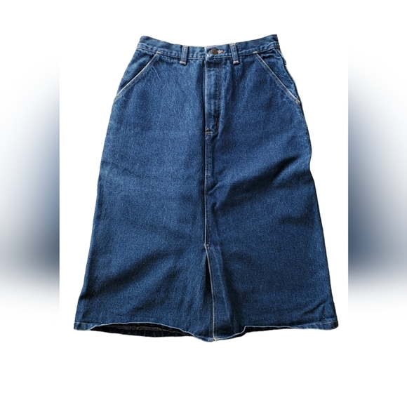 Denim Pencil Skirt - Picture 1 of 8